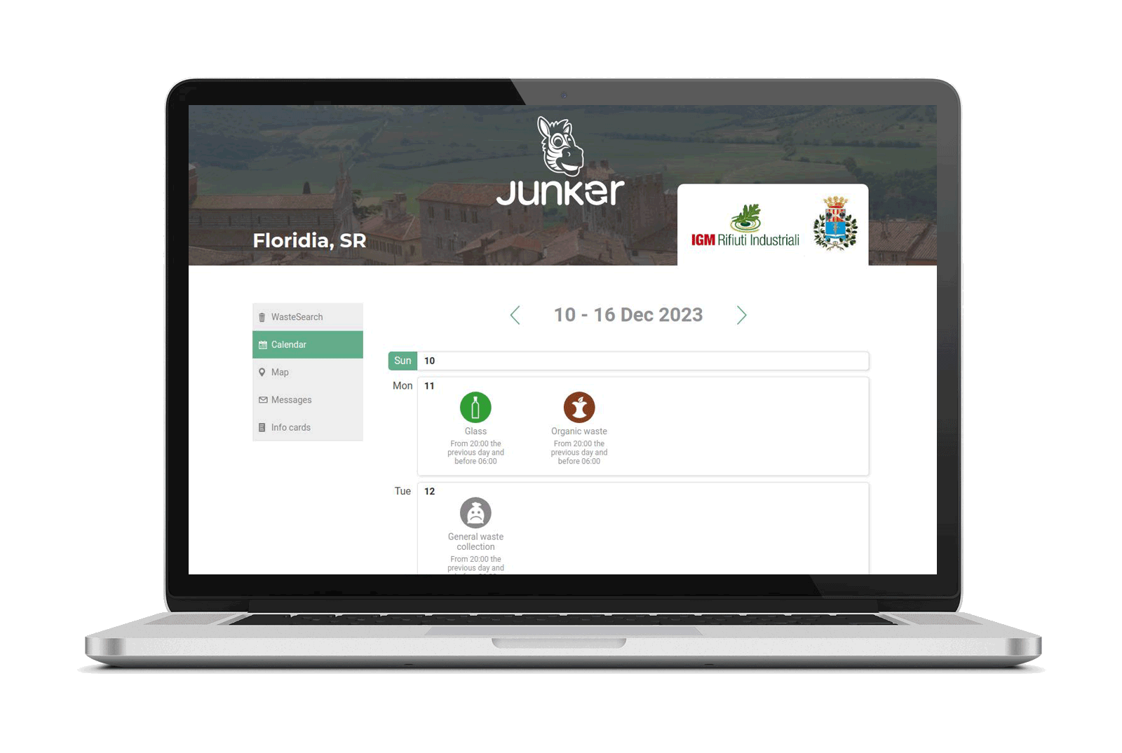 Floridia raccolta differenziata Floridia raccolta differenziata